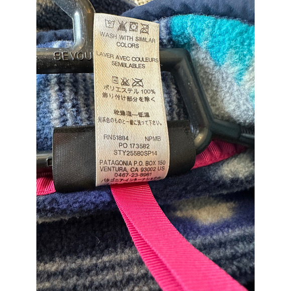 Patagonia Lightweight Synchilla Snap-T Fleece Pullover Nepali Dhoti Aztec XL - Picture 6 of 9